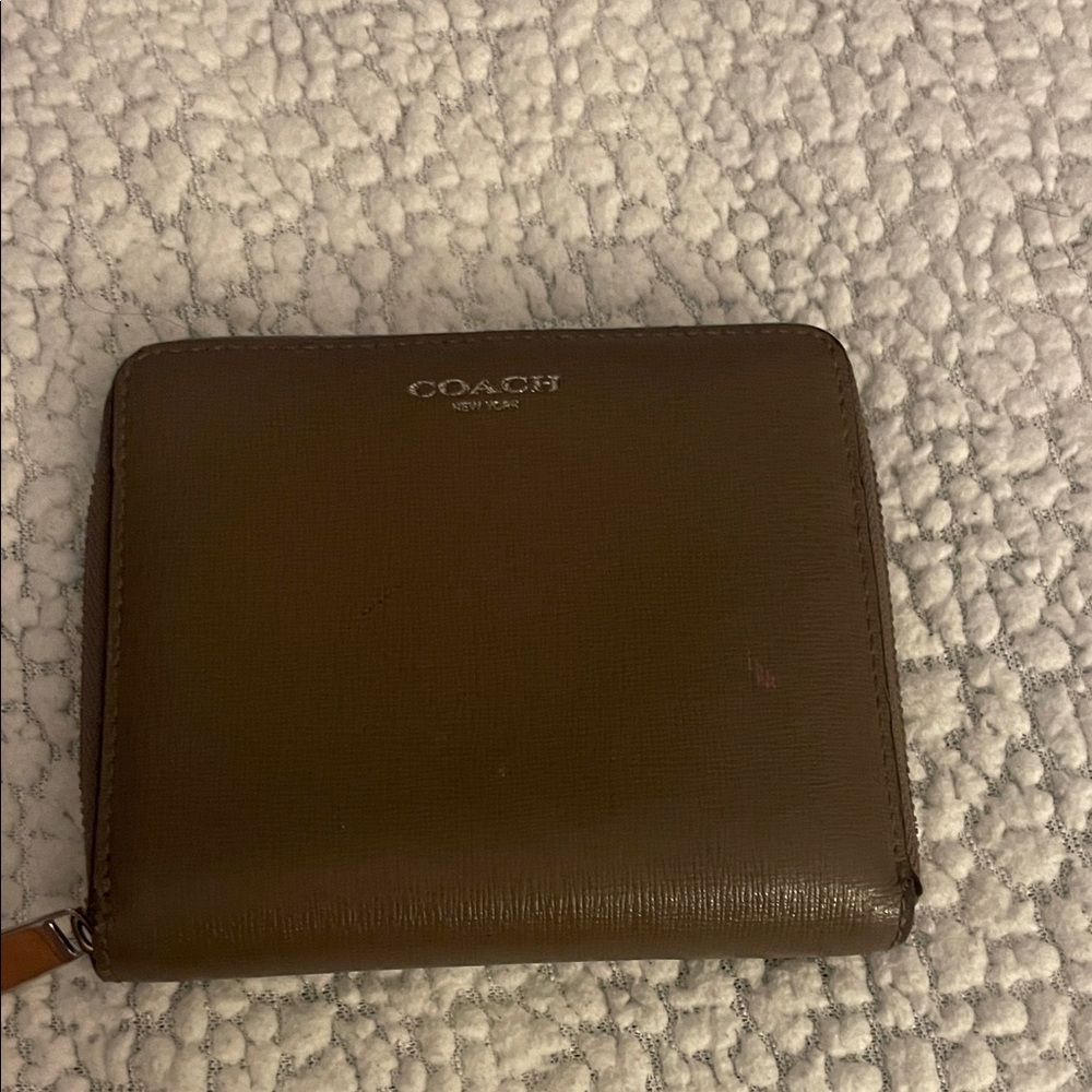 Coach Dark Brown Leather Wallet